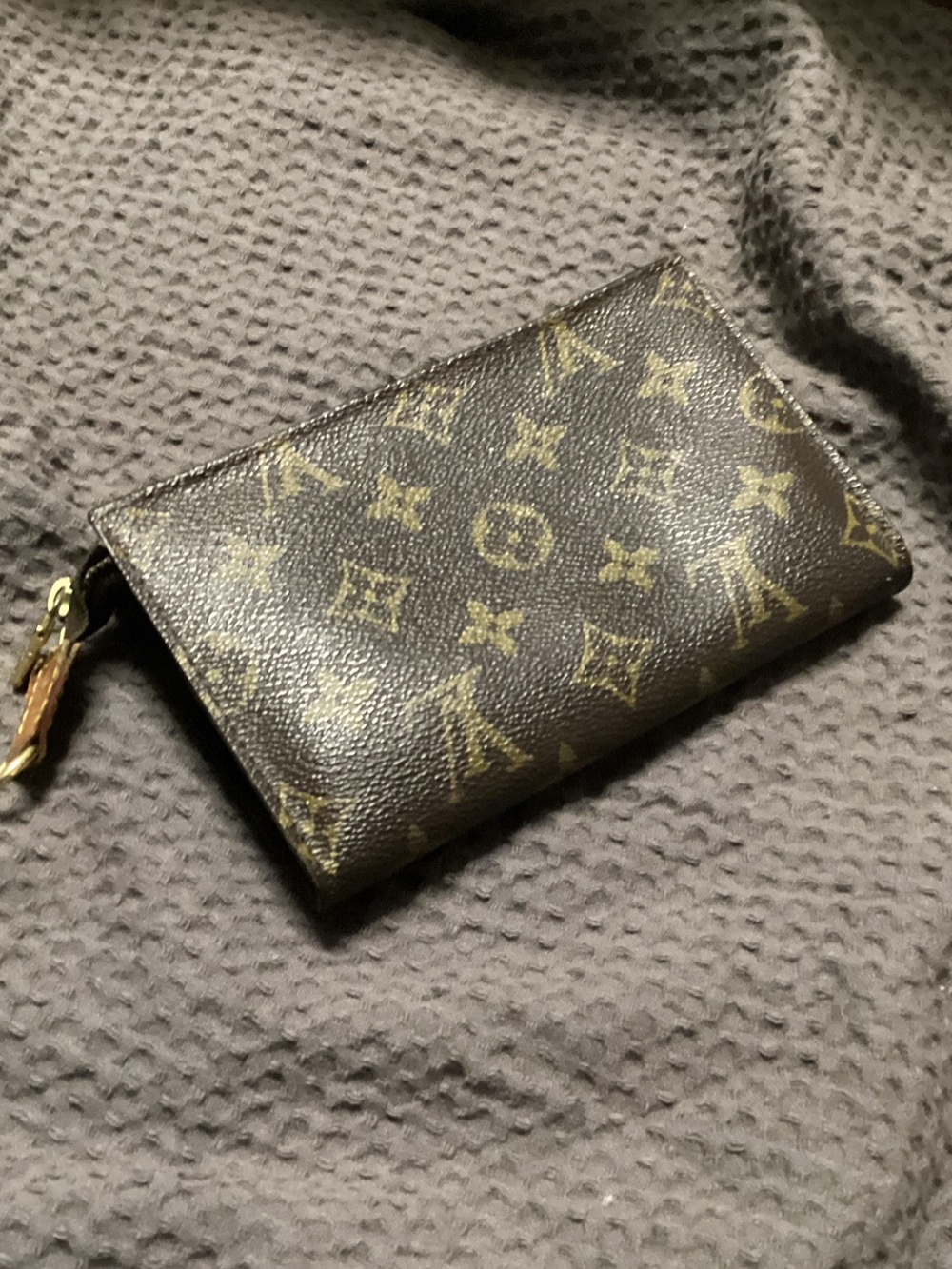 Louis Vuitton Monogram Zip-up Pouch - Vintage